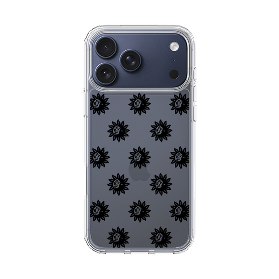 Slim Protection Case［ EVRIS - Sunny Motif - Black ］
