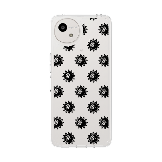 Slim Protection Case［ EVRIS - Sunny Motif - Black ］