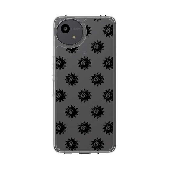 Slim Protection Case［ EVRIS - Sunny Motif - Black ］