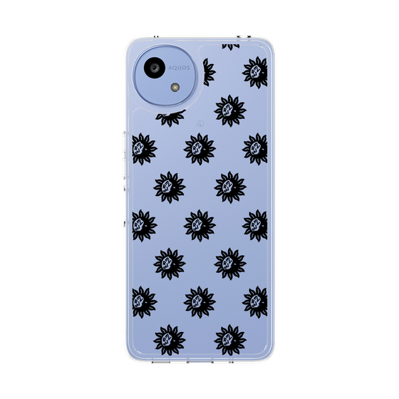 Slim Protection Case［ EVRIS - Sunny Motif - Black ］