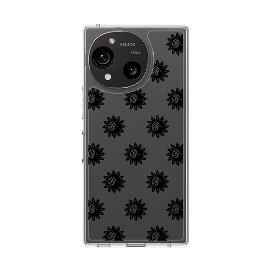 Slim Protection Case［ EVRIS - Sunny Motif - Black ］