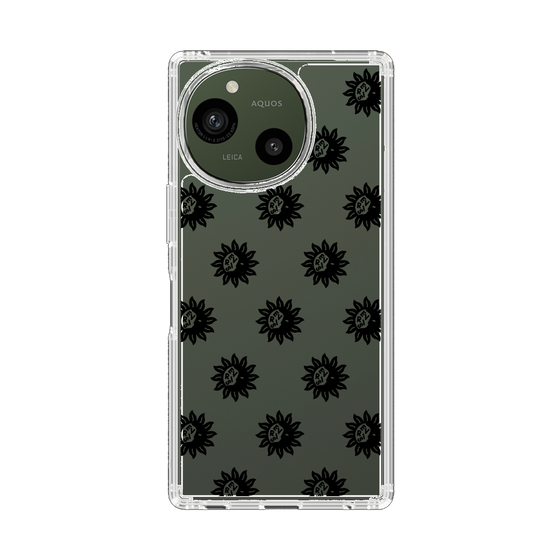 Slim Protection Case［ EVRIS - Sunny Motif - Black ］
