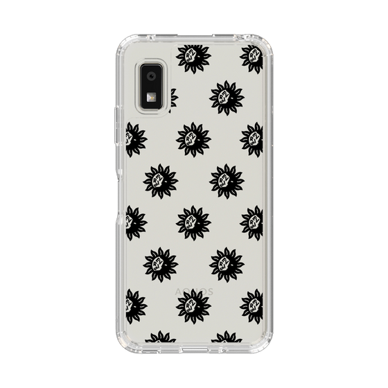 Slim Protection Case［ EVRIS - Sunny Motif - Black ］