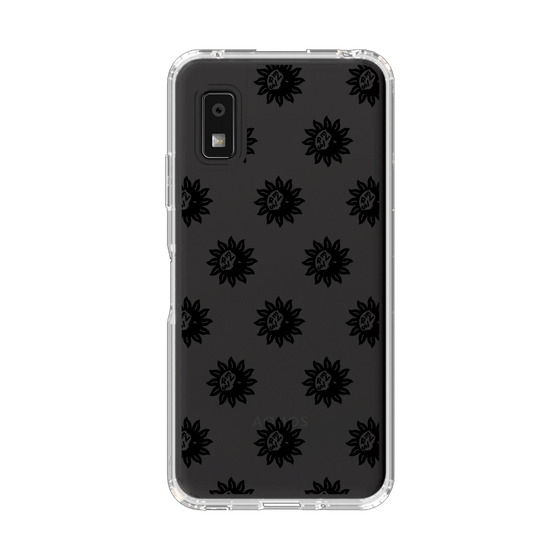 Slim Protection Case［ EVRIS - Sunny Motif - Black ］