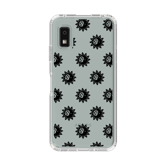 Slim Protection Case［ EVRIS - Sunny Motif - Black ］