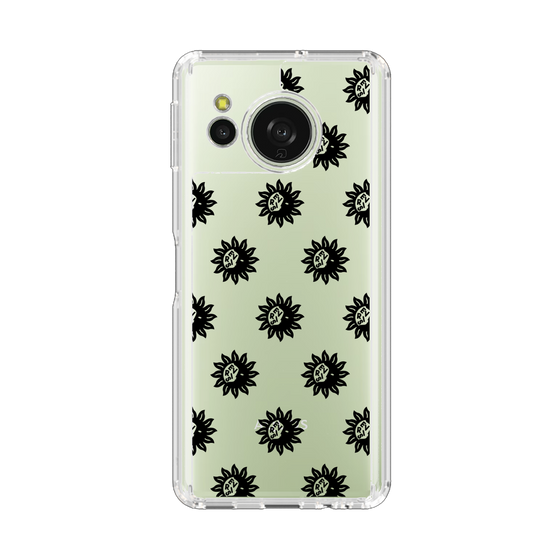 Slim Protection Case［ EVRIS - Sunny Motif - Black ］