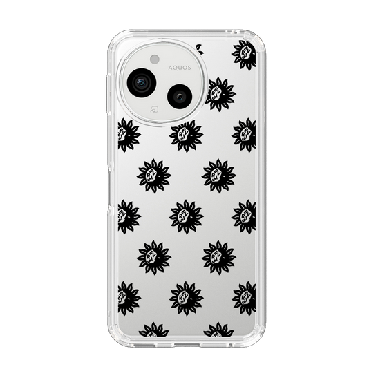 Slim Protection Case［ EVRIS - Sunny Motif - Black ］