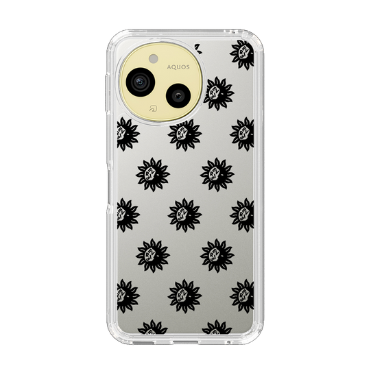 Slim Protection Case［ EVRIS - Sunny Motif - Black ］