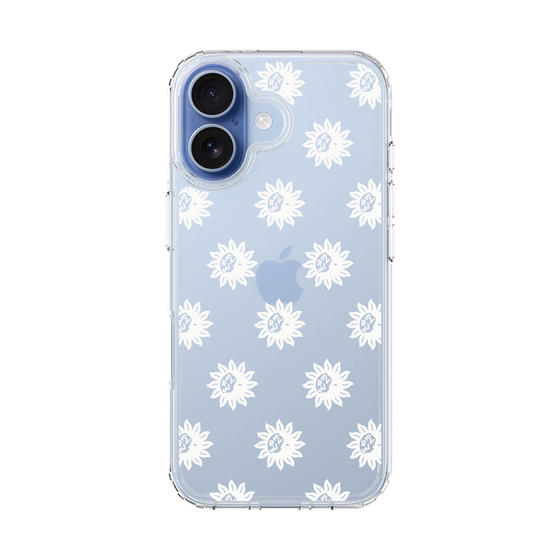 Slim Protection Case［ EVRIS - Sunny Motif - White ］