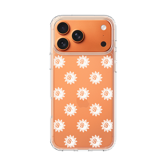 Slim Protection Case［ EVRIS - Sunny Motif - White ］