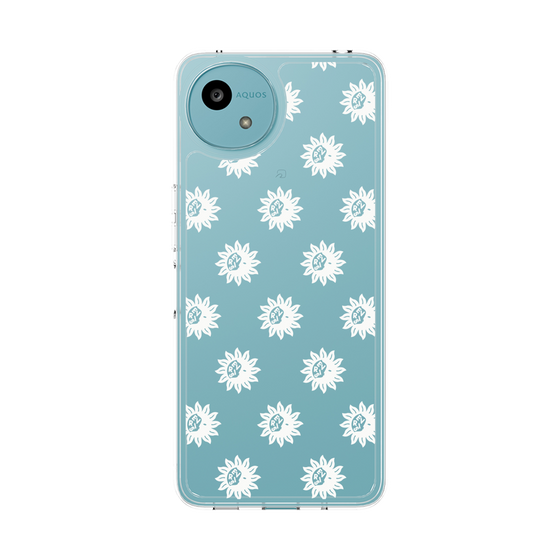 Slim Protection Case［ EVRIS - Sunny Motif - White ］