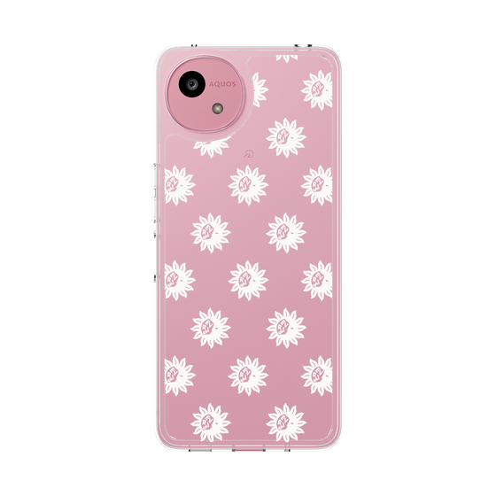 Slim Protection Case［ EVRIS - Sunny Motif - White ］