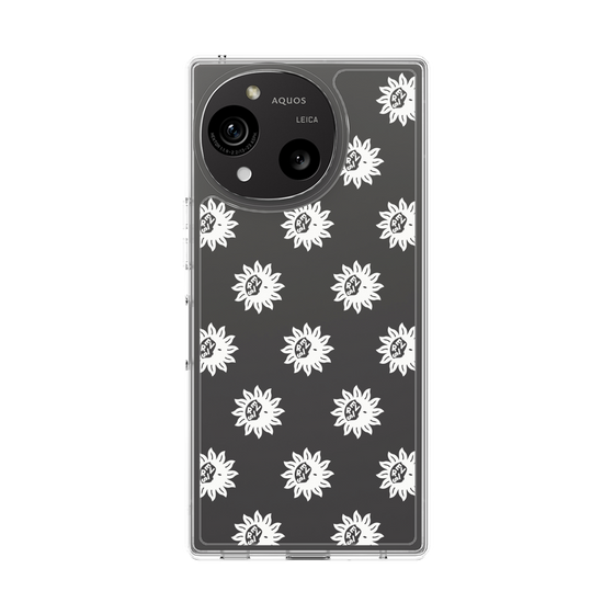 Slim Protection Case［ EVRIS - Sunny Motif - White ］