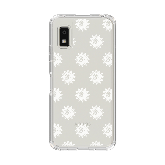 Slim Protection Case［ EVRIS - Sunny Motif - White ］