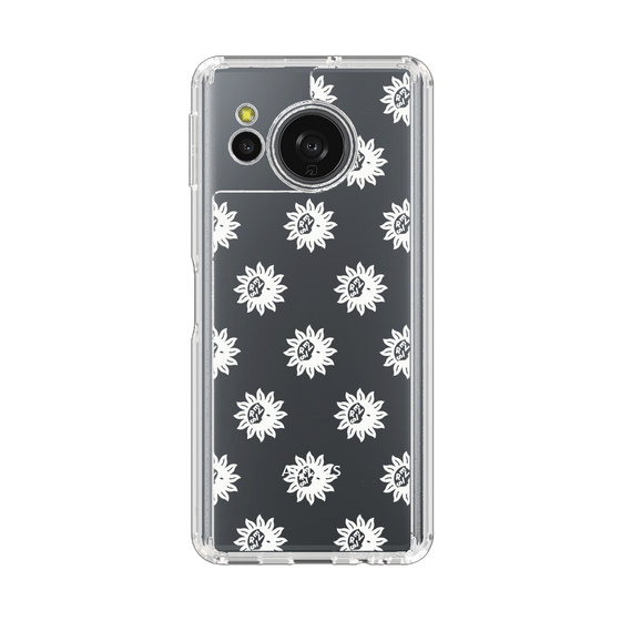Slim Protection Case［ EVRIS - Sunny Motif - White ］