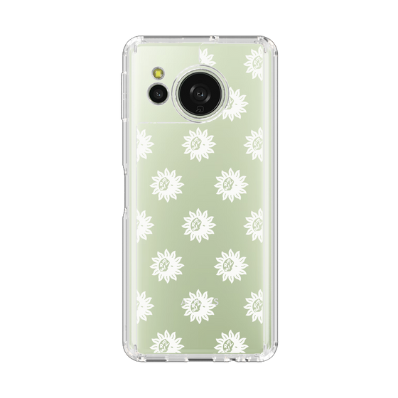 Slim Protection Case［ EVRIS - Sunny Motif - White ］