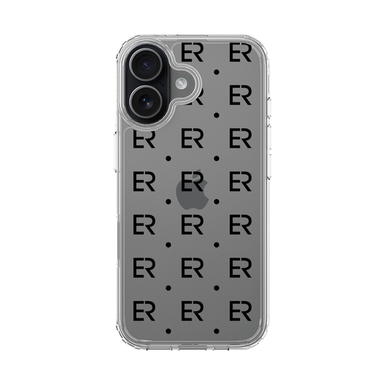 Slim Protection Case［ EVRIS - Monogram - Black ］