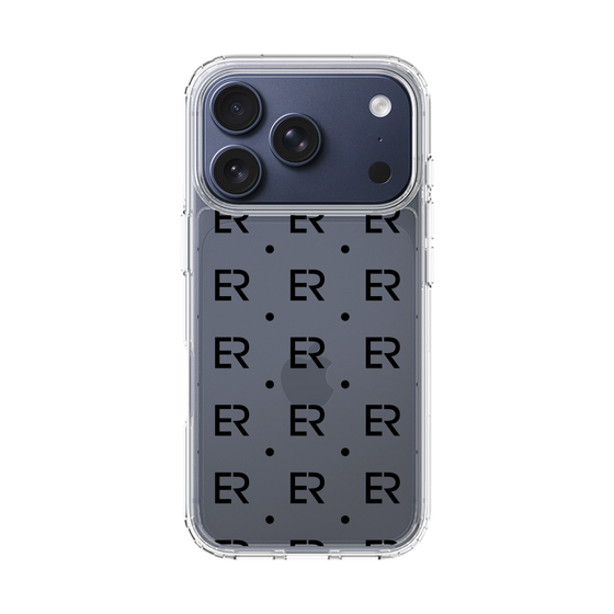 Slim Protection Case［ EVRIS - Monogram - Black ］