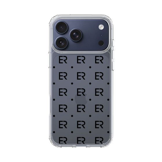 Slim Protection Case［ EVRIS - Monogram - Black ］