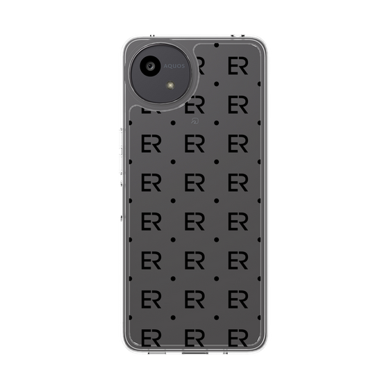 Slim Protection Case［ EVRIS - Monogram - Black ］