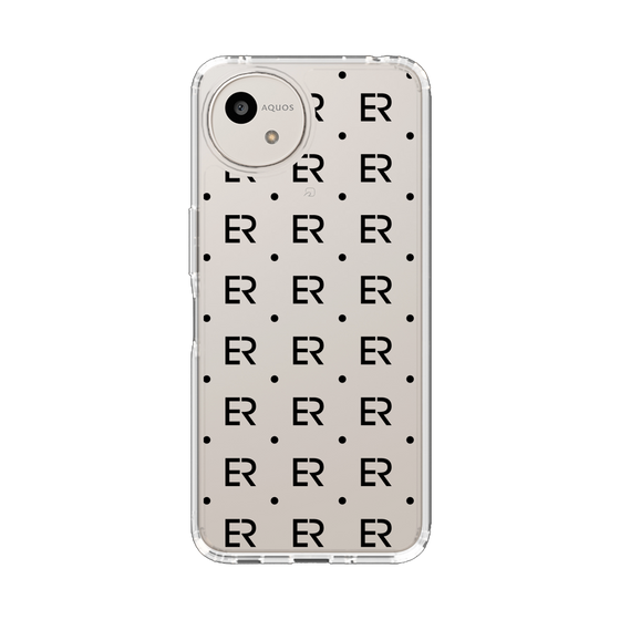 Slim Protection Case［ EVRIS - Monogram - Black ］