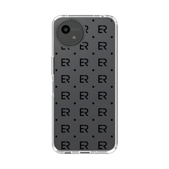 Slim Protection Case［ EVRIS - Monogram - Black ］