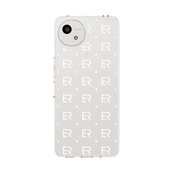 Slim Protection Case［ EVRIS - Monogram - White ］
