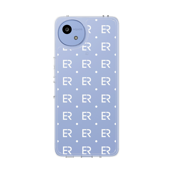 Slim Protection Case［ EVRIS - Monogram - White ］