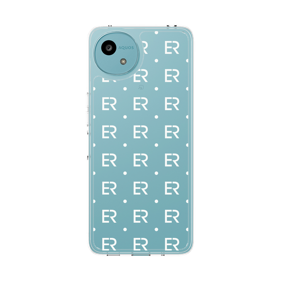Slim Protection Case［ EVRIS - Monogram - White ］