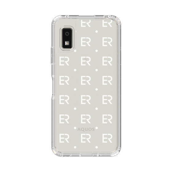 Slim Protection Case［ EVRIS - Monogram - White ］