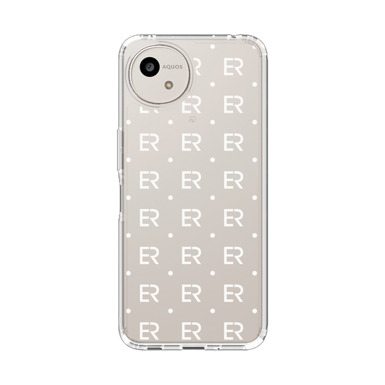 Slim Protection Case［ EVRIS - Monogram - White ］
