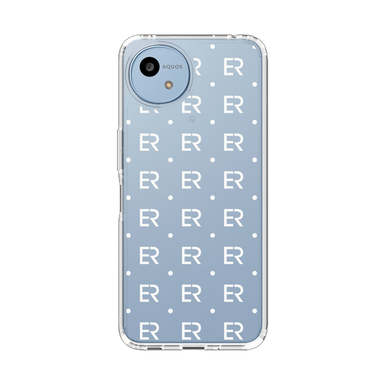 Slim Protection Case［ EVRIS - Monogram - White ］