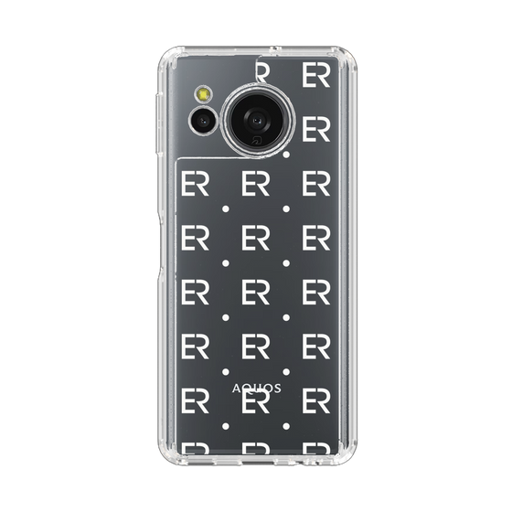 Slim Protection Case［ EVRIS - Monogram - White ］