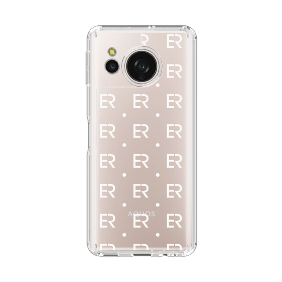 Slim Protection Case［ EVRIS - Monogram - White ］