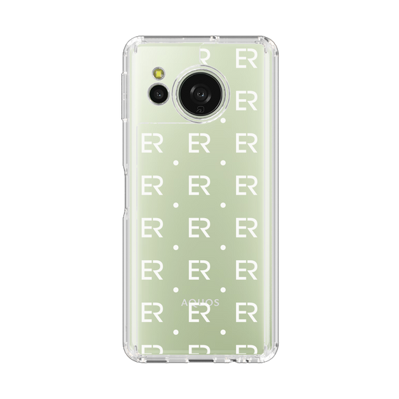 Slim Protection Case［ EVRIS - Monogram - White ］