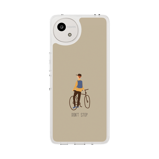 Slim Protection Case［ Dont stop - Brown ］