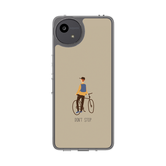 Slim Protection Case［ Dont stop - Brown ］