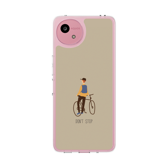 Slim Protection Case［ Dont stop - Brown ］