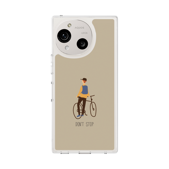 Slim Protection Case［ Dont stop - Brown ］