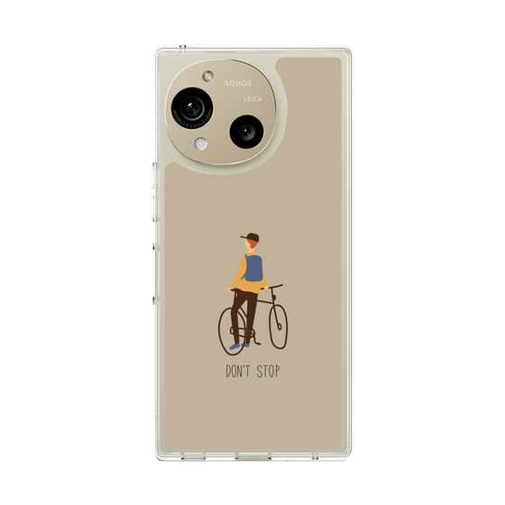 Slim Protection Case［ Dont stop - Brown ］