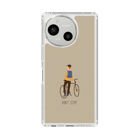 Slim Protection Case［ Dont stop - Brown ］
