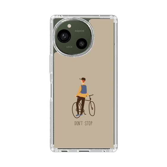 Slim Protection Case［ Dont stop - Brown ］