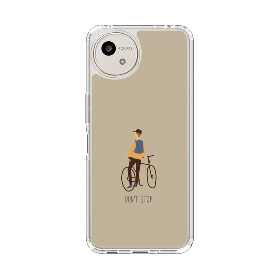 Slim Protection Case［ Dont stop - Brown ］
