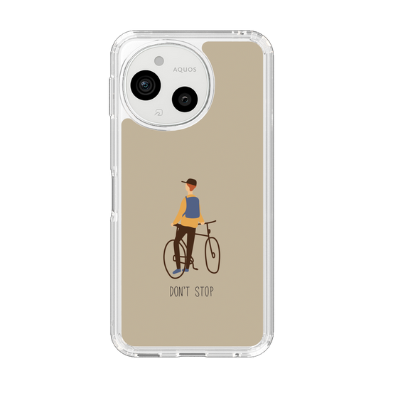 Slim Protection Case［ Dont stop - Brown ］