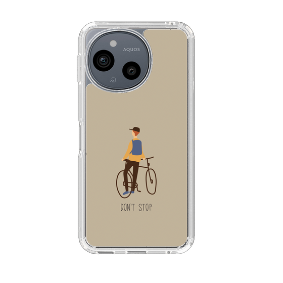 Slim Protection Case［ Dont stop - Brown ］