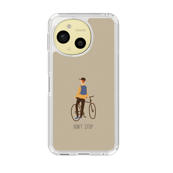 Slim Protection Case［ Dont stop - Brown ］