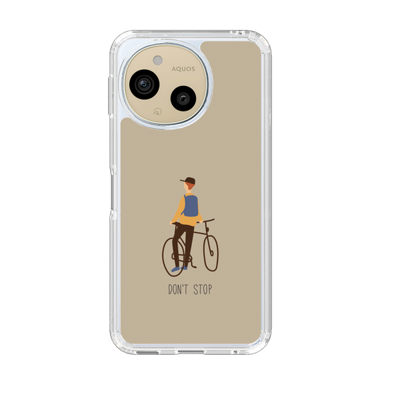 Slim Protection Case［ Dont stop - Brown ］