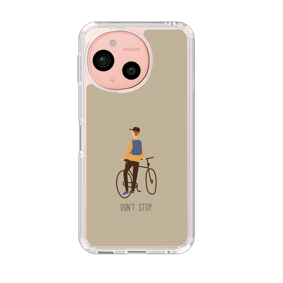 Slim Protection Case［ Dont stop - Brown ］