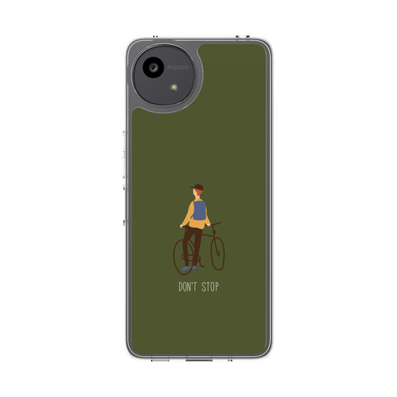 Slim Protection Case［ Dont stop - Green ］