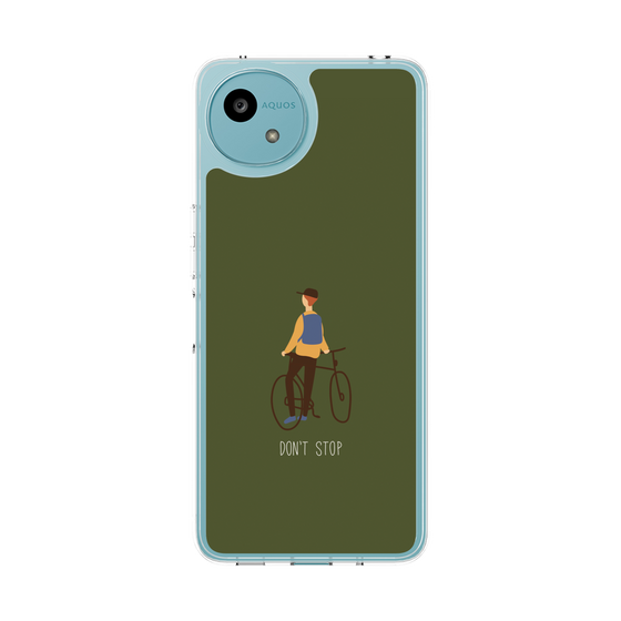Slim Protection Case［ Dont stop - Green ］